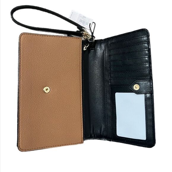 Victoria’s Secret Limited Edition Phone Wristled Wallet Croc Colorblock - Picture 2 of 6